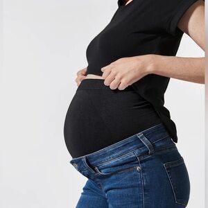 Blanqi ribbed over the belly support matarnity skinny jeans size 4